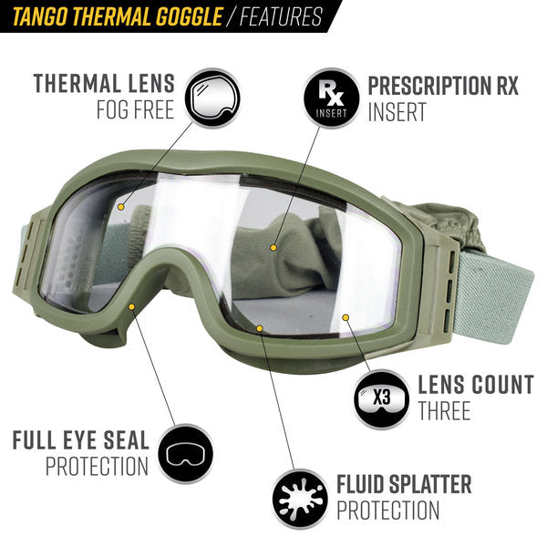 thermal goggles price Valken Tango Airsoft Goggles - Thermal Lens