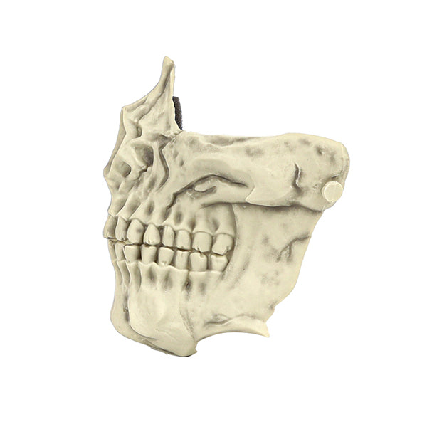 LayLax Skull Face Guard - Bone White