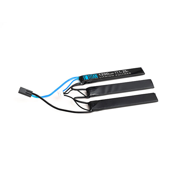 Titan 1200mAh 11.1v 25C Triple T-Plug (Deans)