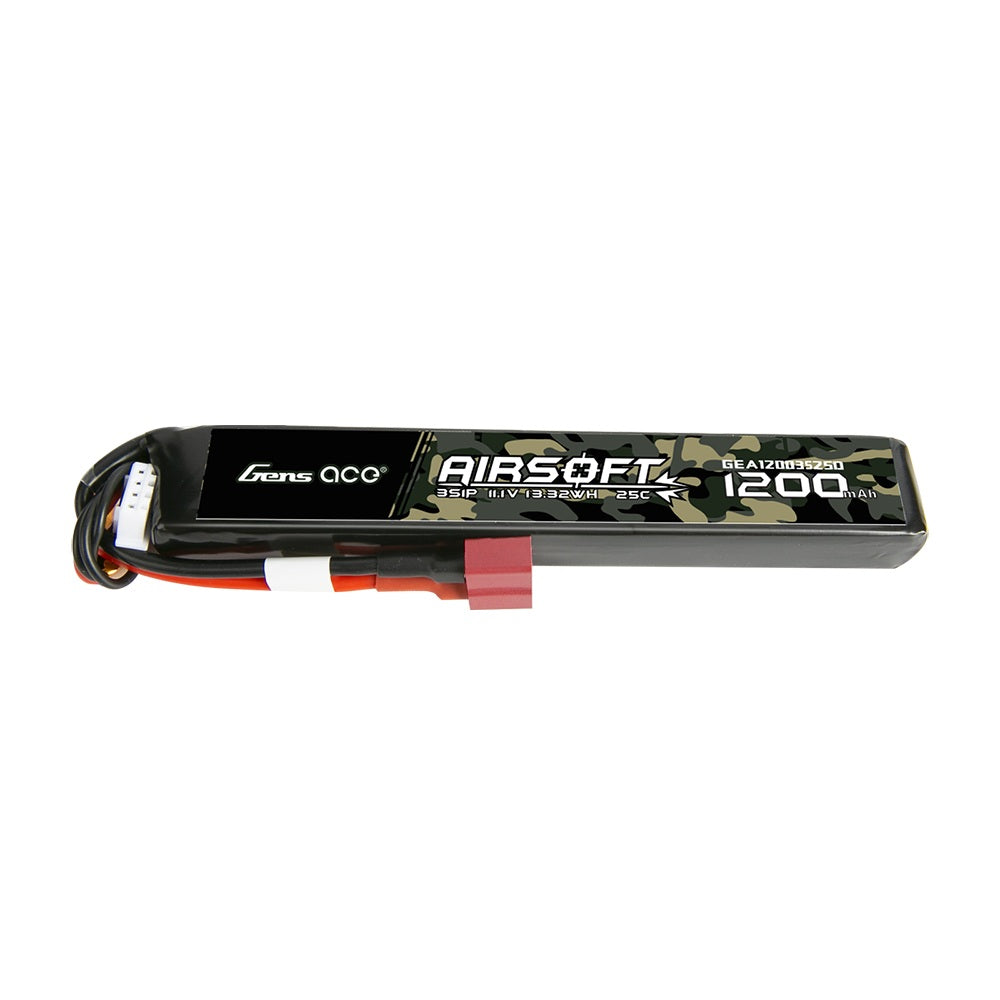 Gens Ace 1200mAh 3S 11.1V 25C (Deans)