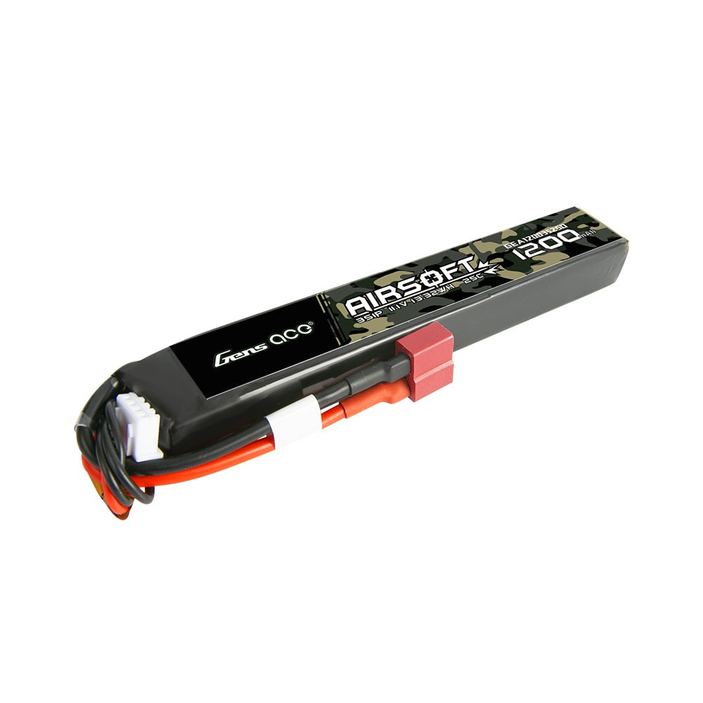 Gens Ace 1200mAh 3S 11.1V 25C (Deans)