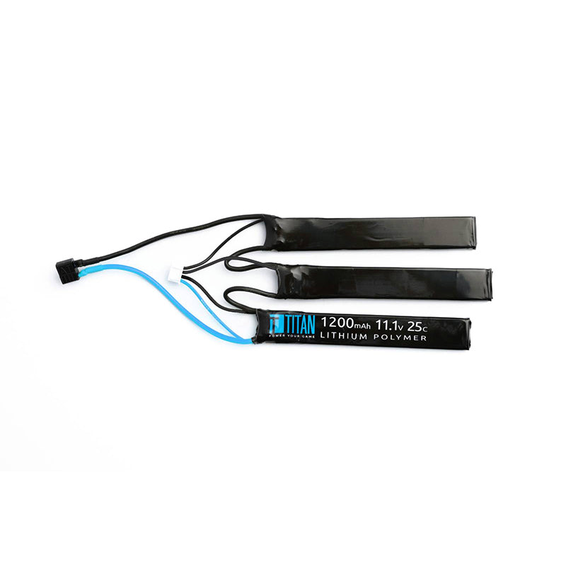 Titan 1200mAh 11.1v 25C Triple T-Plug (Deans)