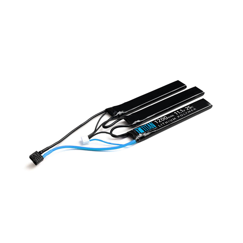 Titan 1200mAh 11.1v 25C Triple T-Plug (Deans)
