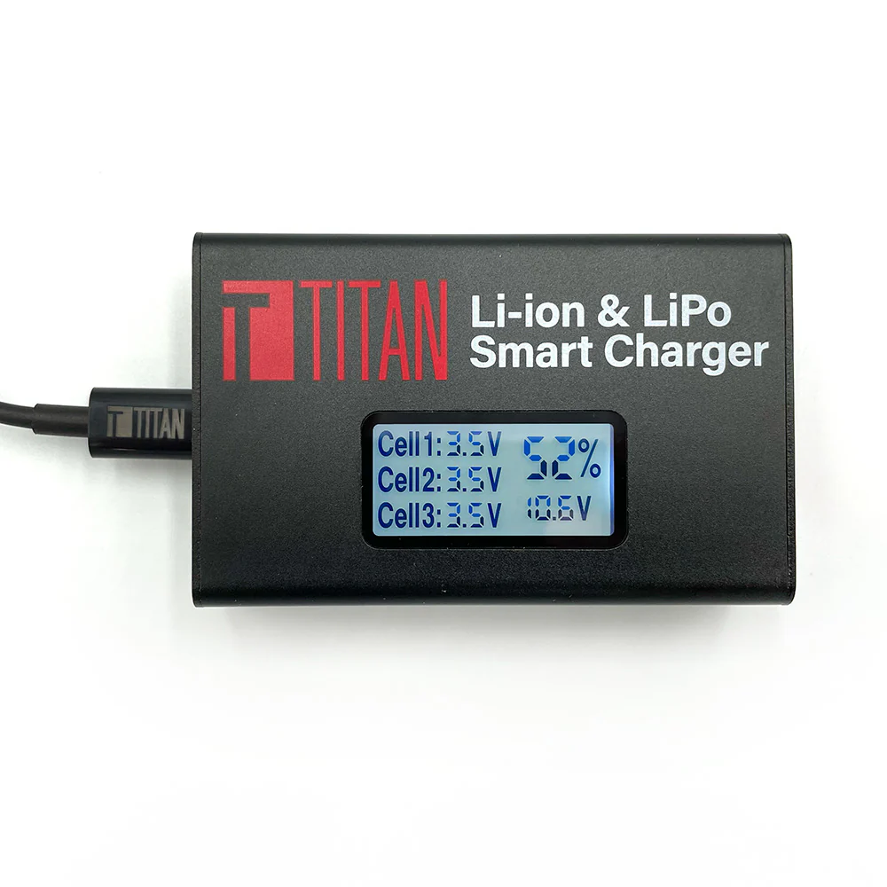Titan Lithium Charger - US Plug (Updated Version)