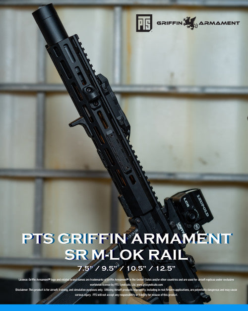 PTS Griffin Armament SR M-LOK Rail 12&quot;