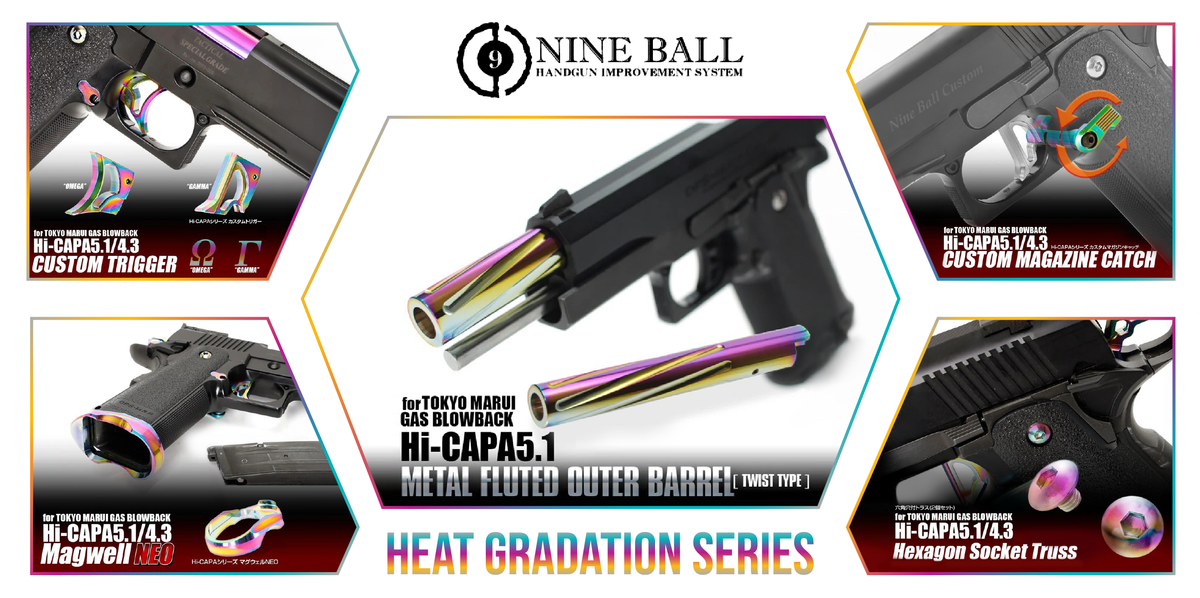 LayLax Hi-Capa 5.1 Heat Gradiation Parts