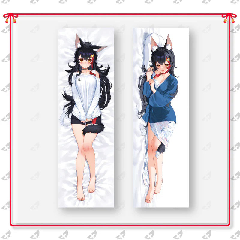 Hololive Ookami Mio Dakimakura Body Pillow Cover 2 Way