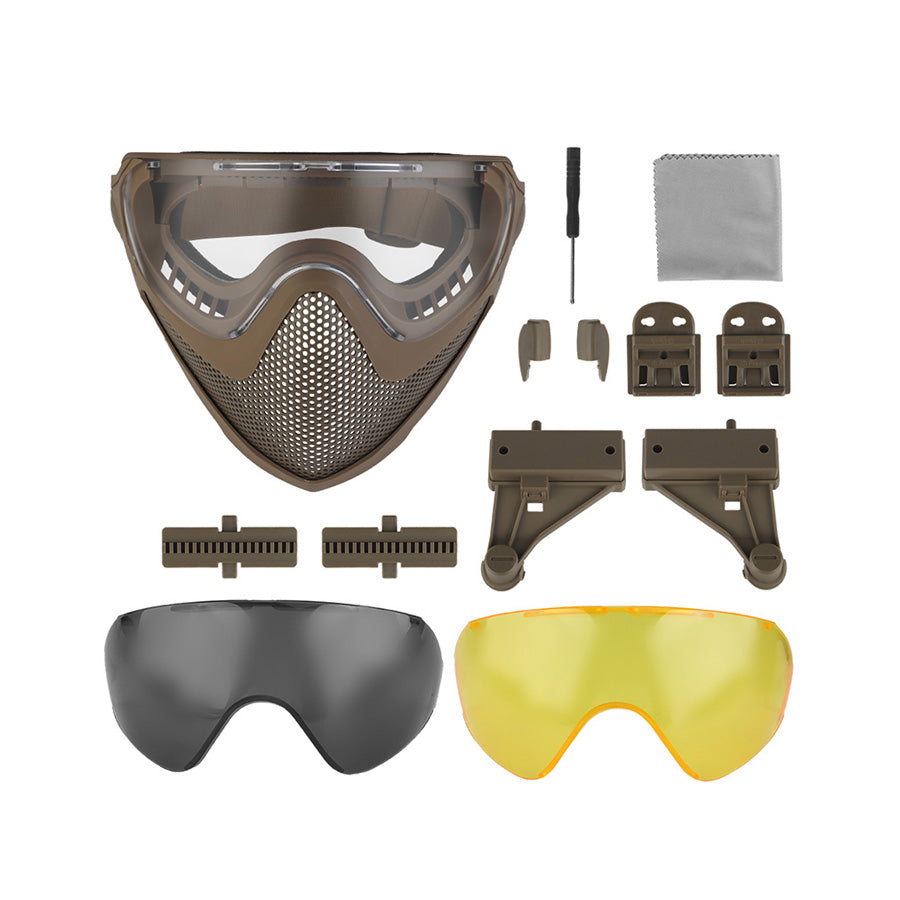 Wosport Pilot Mask (Steel Mesh Version)
