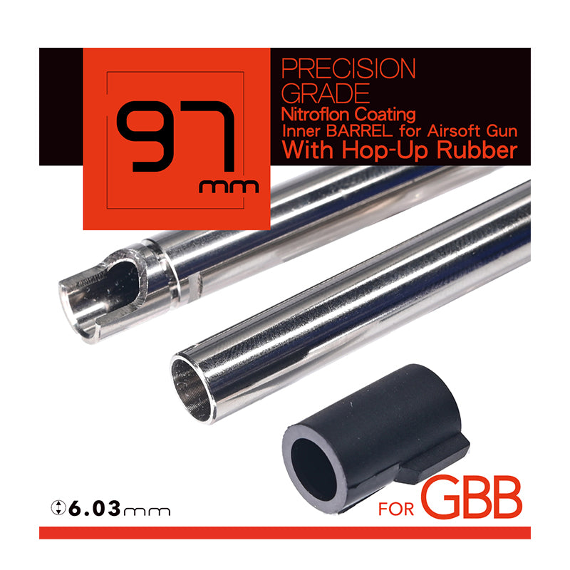Unicorn 97mm Nitroflon Coating 6.03mm Ultimate Precision Inner Barrel For GBB