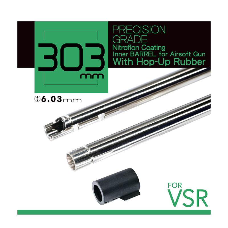 Unicorn 303mm Nitroflon Coating 6.03mm Ultimate Precision Inner Barrel For VSR