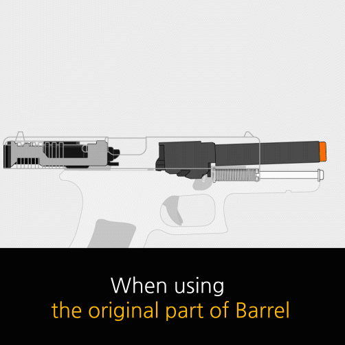 GSI Non-Tilting Outer Barrel for VFC M18/P320