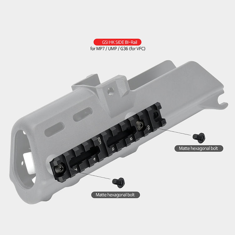GSI Side BI-Rail for VFC G36C/MP7A1/UMP