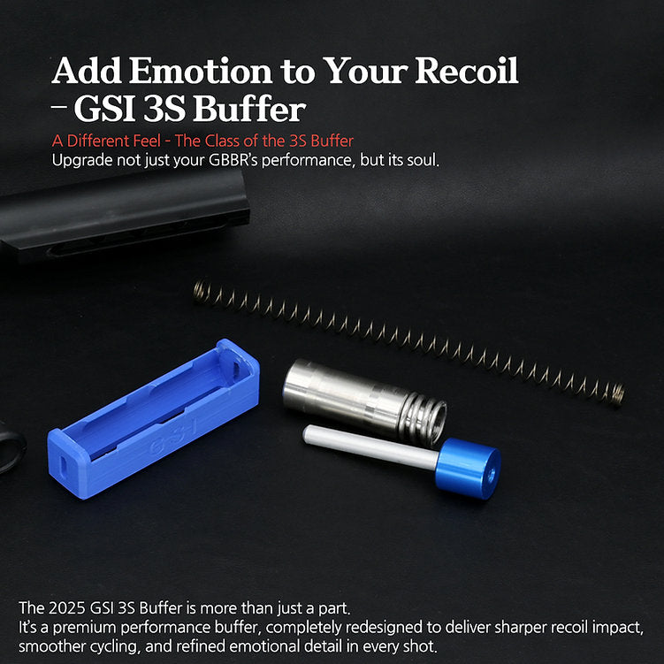GSI 3S Buffer for TM M4/HK416 & AR15 GBBR