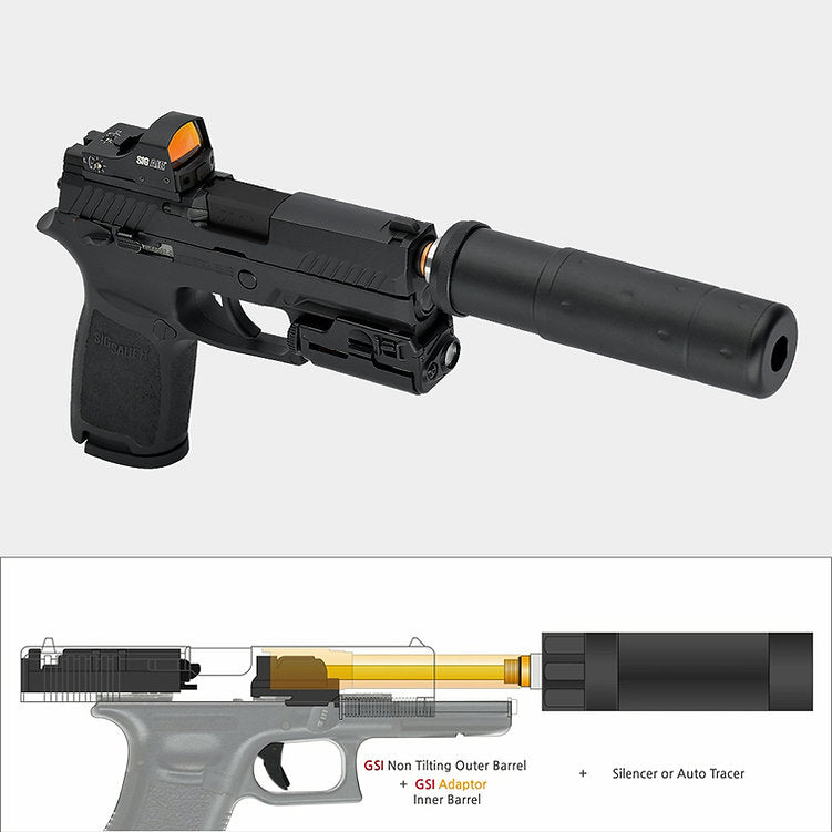 GSI Non-Tilting Outer Barrel for VFC M18/P320