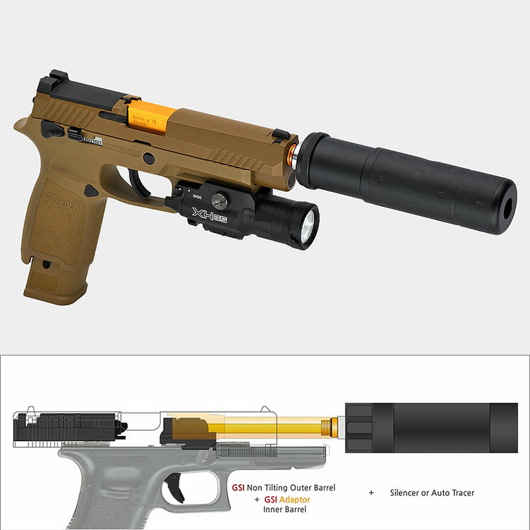 GSI Non-Tilting Outer Barrel for VFC M17/P320