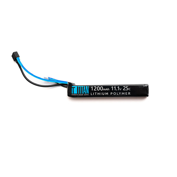 Titan 1200mAh 11.1v 25C Stick T-Plug (Deans)