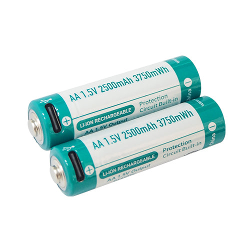 Keep Power 14500 2500mAh Rechargeable Li-ion AA Batteries (2pcs)