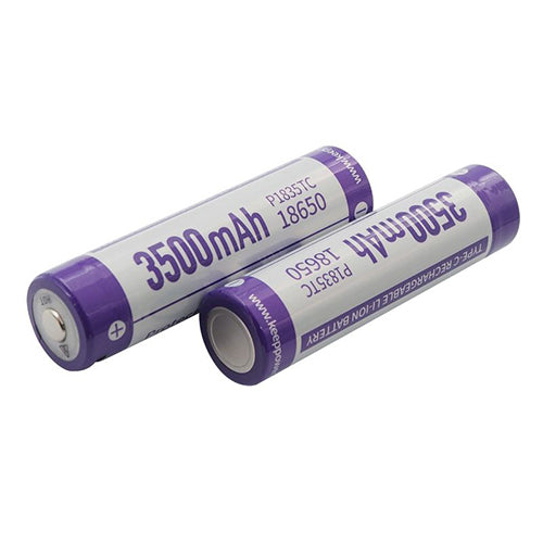 Keep Power TYPE-C USB 18650 3.6V 3500mAh Rechargeable Li-ion Battery (2pcs)
