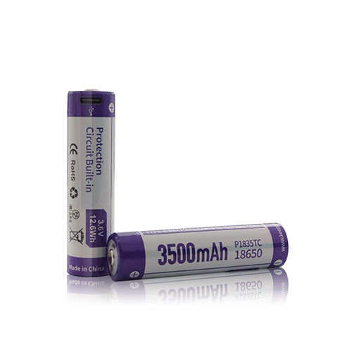 Keep Power TYPE-C USB 18650 3.6V 3500mAh Rechargeable Li-ion Battery (2pcs)