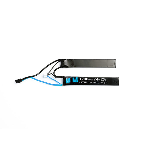 Titan 1200mAh 7.4v 25C Nunchuck T-Plug