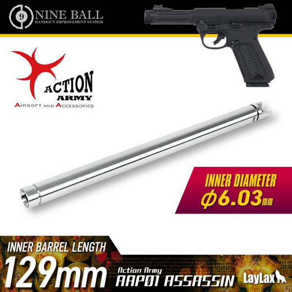 Action Army AAP01 TIGHT BORE Inner Barrel 129mm