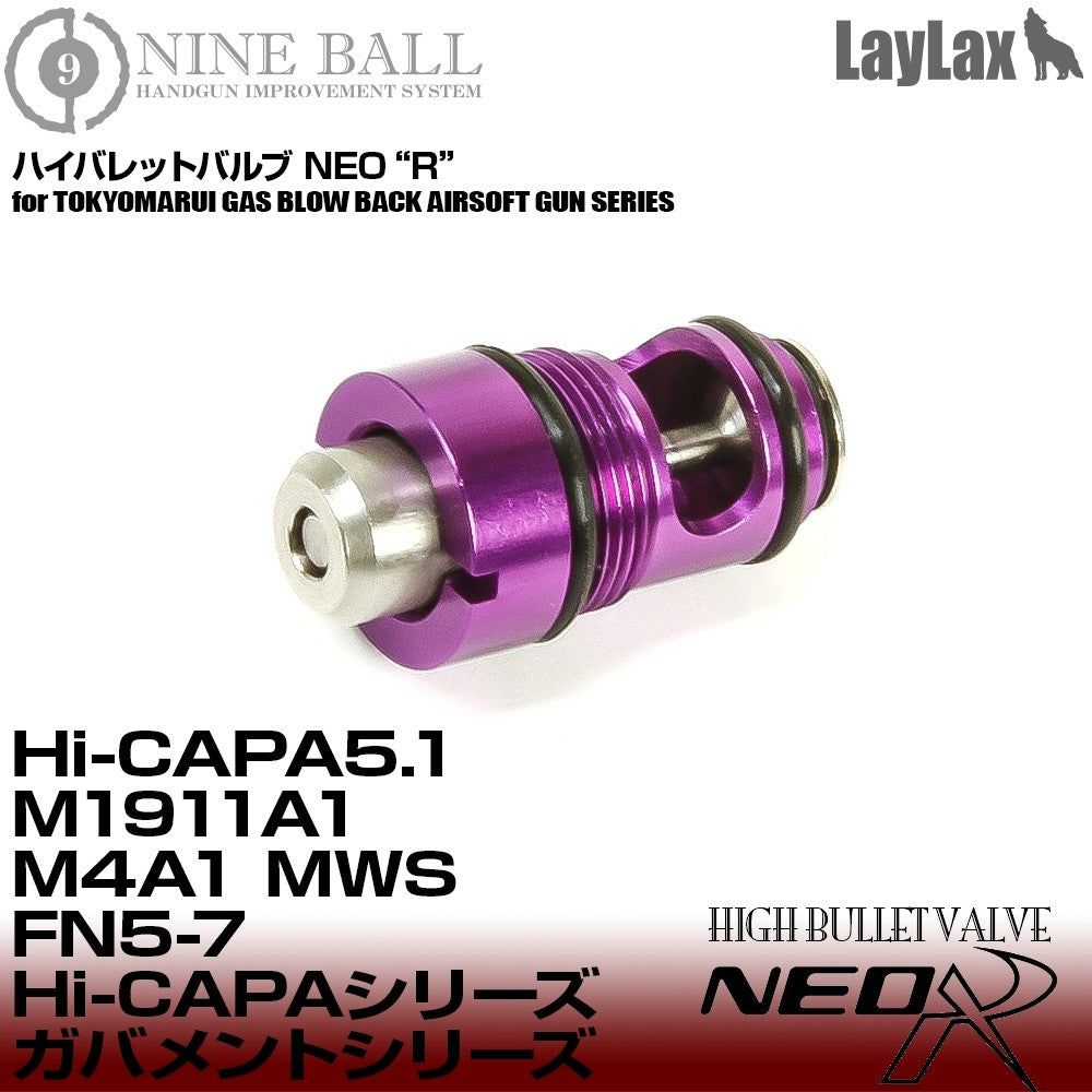High Bullet Valve NEO R Hi-CAPA Series