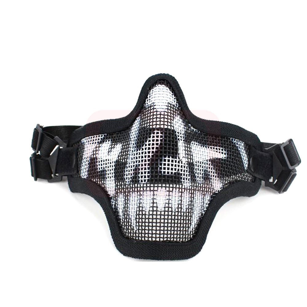 Impact Metal Mesh Mask (Cover Bottom Face And Noze) – Black