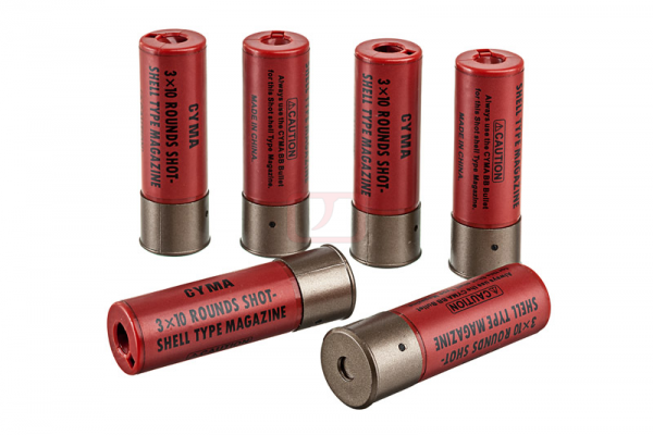 CYMA M870 Airsoft Shotgun Shells - 6 Pack - Trigger Airsoft