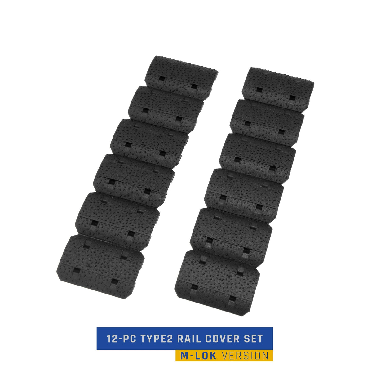 12-PC Type2 M-LOK Rail Cover Set