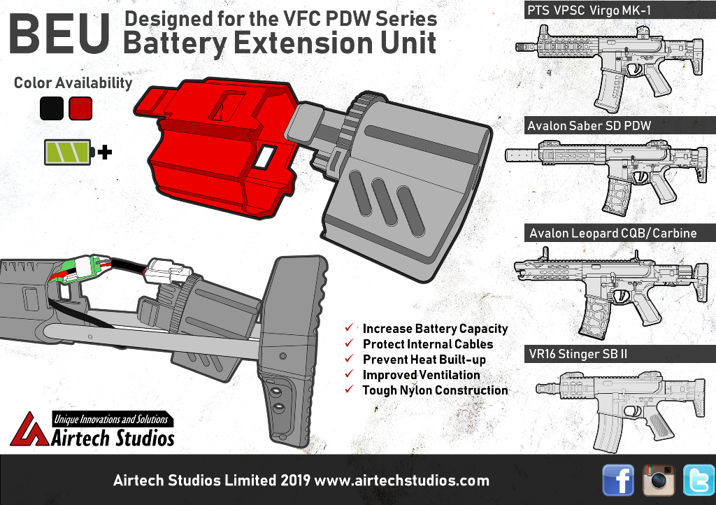 Battery Extension Unit- VFC Avalon PDW