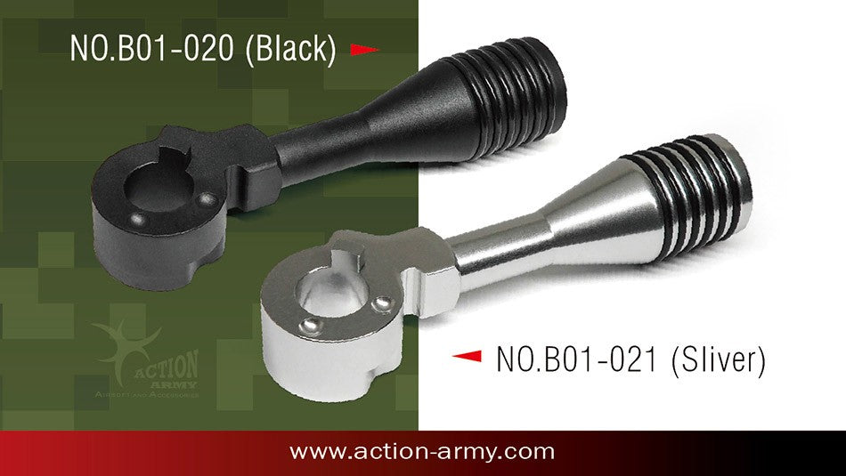 Action Army VSR10 Bolt Handle Silver